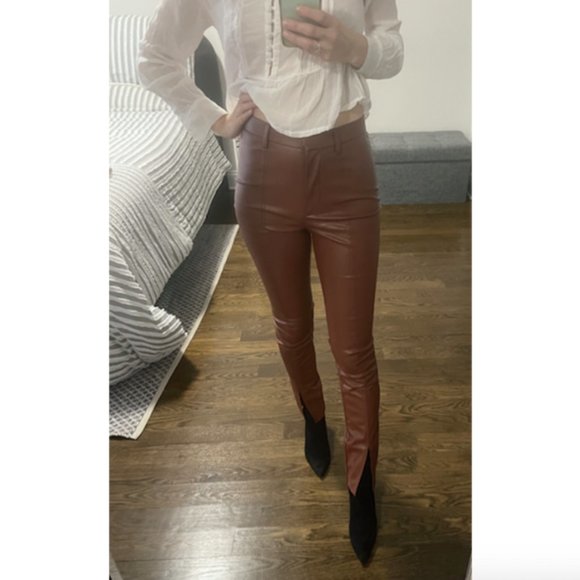 Jason Wu Faux Leather Pants - Picture 2 of 7